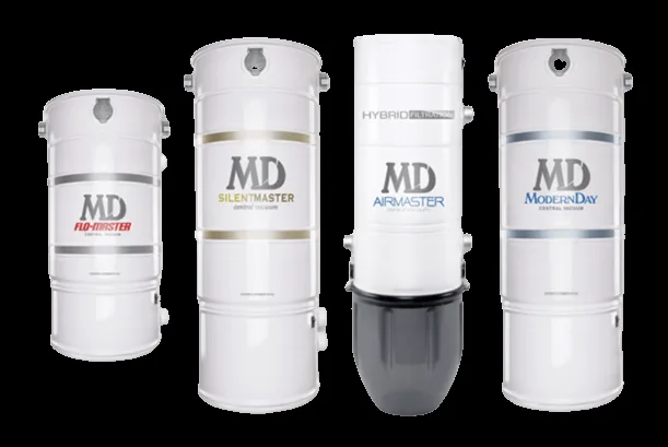 Modern Day central vacuum product lineup